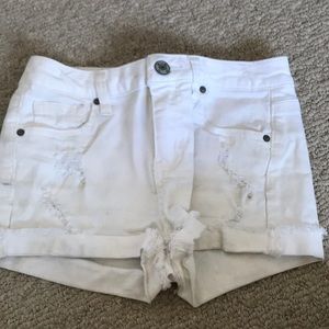 girls size 10 short rsq white shorts